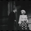 Jack Gilford and Jill Haworth in the stage production Cabaret