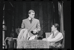 Bert Convy and unidentified in the stage production Cabaret