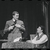 Bert Convy and unidentified in the stage production Cabaret