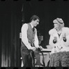 Bert Convy and Jill Haworth in the stage production Cabaret