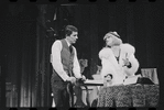 Bert Convy and Jill Haworth in the stage production Cabaret