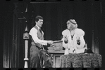 Bert Convy and Jill Haworth in the stage production Cabaret