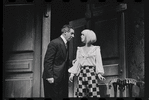 Jack Gilford and Jill Haworth in the stage production Cabaret