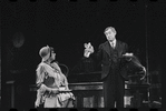 Jack Gilford and unidentified in the stage production Cabaret