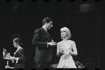 Bert Convy and Jill Haworth in the stage production Cabaret