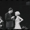 Bert Convy and Jill Haworth in the stage production Cabaret