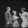 Edward Winter, Lotte Lenya and Mara Landi in the stage production Cabaret