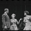 Edward Winter, Lotte Lenya and Peg Murray in the stage production Cabaret