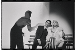 Bert Convy and Jill Haworth in the stage production Cabaret