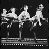 Joel Grey and ensemble dancers in the stage production Cabaret
