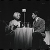 Jill Haworth and Bert Convy in the stage production Cabaret