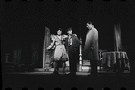 Lotte Lenya [left], Bert Convy and unidentified others in the stage production Cabaret