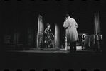 Lotte Lenya and Bert Convy in the stage production Cabaret