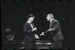 Lotte Lenya and Jack Gilford in the stage production Cabaret