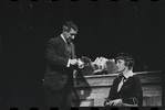 Jack Gilford and Lotte Lenya in the stage production Cabaret