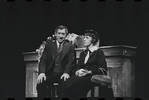 Jack Gilford and Lotte Lenya in the stage production Cabaret