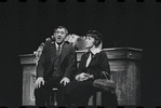 Jack Gilford and Lotte Lenya in the stage production Cabaret