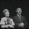 Lotte Lenya and Jack Gilford in the stage production Cabaret