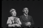 Lotte Lenya and Jack Gilford in the stage production Cabaret