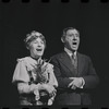 Lotte Lenya and Jack Gilford in the stage production Cabaret