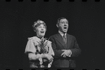 Lotte Lenya and Jack Gilford in the stage production Cabaret