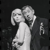 Jill Haworth and Jack Gilford in the stage production Cabaret