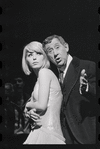 Jill Haworth and Jack Gilford in the stage production Cabaret