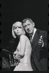 Jill Haworth and Jack Gilford in the stage production Cabaret