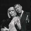 Jill Haworth and Jack Gilford in the stage production Cabaret