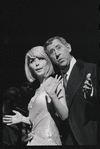 Jill Haworth and Jack Gilford in the stage production Cabaret
