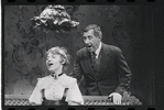 Lotte Lenya and Jack Gilford in the stage production Cabaret