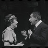 Lotte Lenya and Jack Gilford in the stage production Cabaret