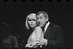 Jill Haworth and Jack Gilford in the stage production Cabaret