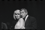 Jill Haworth and Jack Gilford in the stage production Cabaret