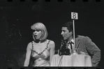 Jill Haworth and Bert Convy in the stage production Cabaret