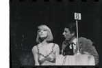 Jill Haworth and Bert Convy in the stage production Cabaret