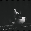Joel Grey and unidentified in the stage production Cabaret
