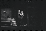 Jack Gilford and Lotte Lenya in the stage production Cabaret
