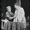 Lotte Lenya and Bert Convy in the stage production Cabaret