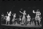 Jill Haworth, Bert Convy [left] and ensemble in the stage production Cabaret