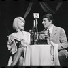 Jill Haworth and Bert Convy in the stage production Cabaret