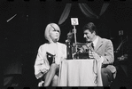 Jill Haworth and Bert Convy in the stage production Cabaret