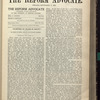 The Reform advocate