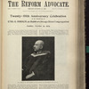 The Reform advocate