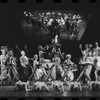 Joel Grey and ensemble in the stage production Cabaret