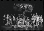 Joel Grey and ensemble in the stage production Cabaret