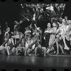 Joel Grey and ensemble in the stage production Cabaret