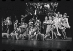 Joel Grey and ensemble in the stage production Cabaret