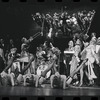 Joel Grey and ensemble in the stage production Cabaret