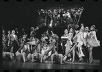 Joel Grey and ensemble in the stage production Cabaret